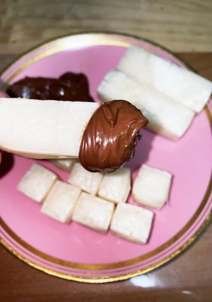 お餅にヌテラ♫ こどものおやつにも◎-レシピのメイン写真