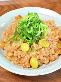 銀杏と干し貝柱と桜エビの炊き込みご飯-レシピのメイン写真