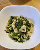 大根の葉っぱと高野豆腐の煮浸し