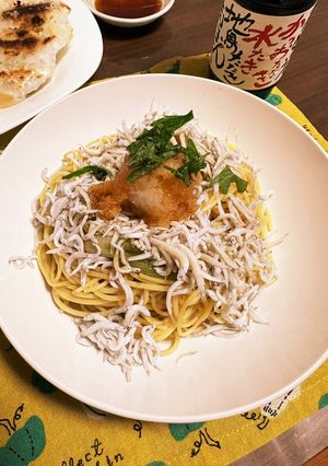 ポン酢で食べるシラスと大根おろしパスタ-レシピのメイン写真