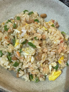辛子梅と納豆のチャーハン-レシピのメイン写真