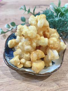 お餅リメイク*塩きな粉おかき-レシピのメイン写真