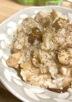 簡単！きのこリゾット-レシピのメイン写真