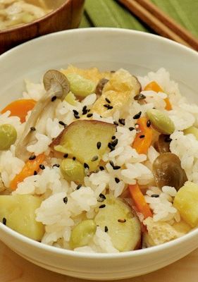 秋の彩り五目ご飯-レシピのメイン写真