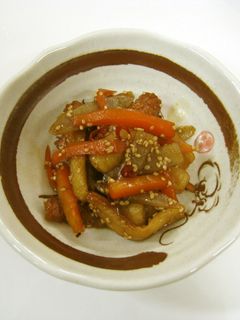 ごぼうとちくわの炒め煮-レシピのメイン写真