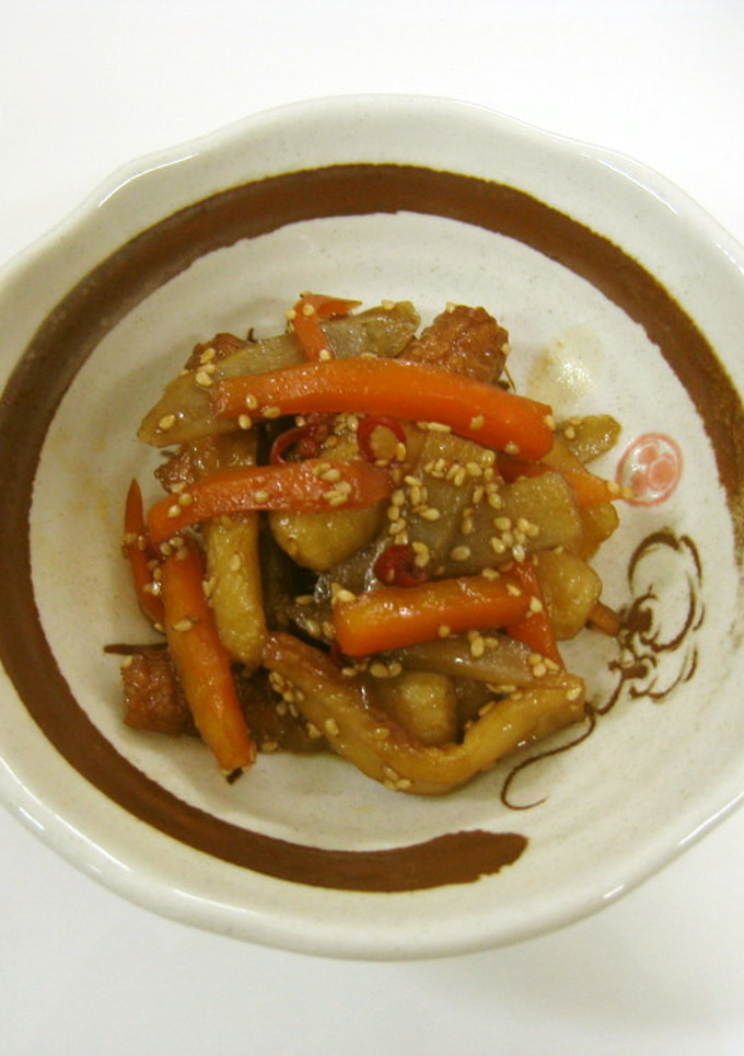 ごぼうとちくわの炒め煮-レシピのメイン写真