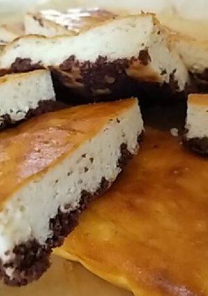 ココア味の薄焼きチーズケーキ♡-レシピのメイン写真