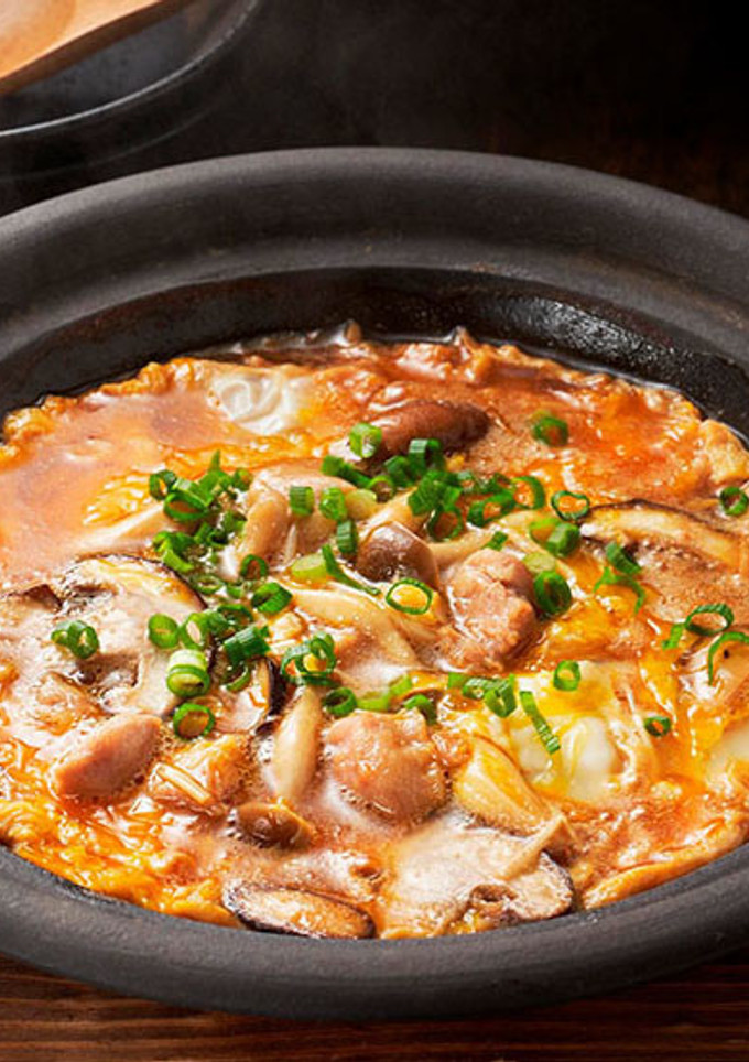 親子丼セットで作るきのこたっぷり卵とじ-レシピのメイン写真