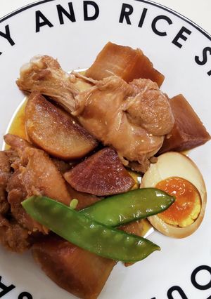 鶏手羽元と大根の甘辛煮♪ご飯&お酒進む♡-レシピのメイン写真