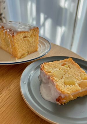 米粉 リンゴのパウンドケーキ -レシピのメイン写真