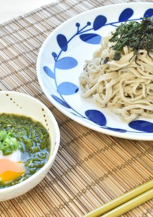 めかぶと温玉そば-レシピのメイン写真