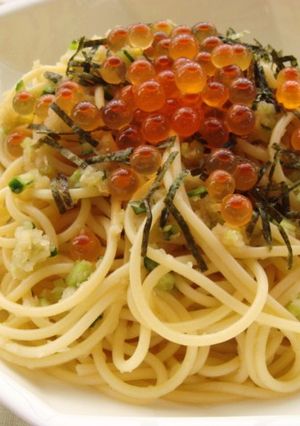 ＊レモン風味＊いくらスパゲッティー-レシピのメイン写真