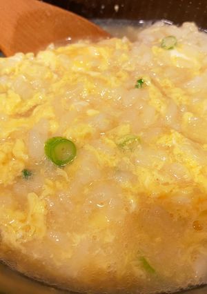 めちゃうま☆鶏がらスープの素でたまご粥☆-レシピのメイン写真
