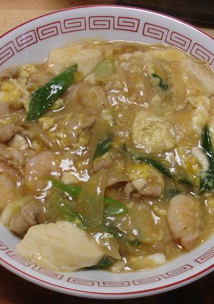 えびと豚肉の、かき玉丼_甘辛あじ版-レシピのメイン写真