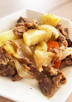 お鍋に入れるだけ！お肉と野菜のカレー煮-レシピのメイン写真
