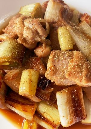 鶏ももと長ネギの焼き鳥風-レシピのメイン写真