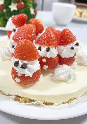 レアチーズケーキ Xmas ver.-レシピのメイン写真