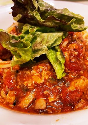 簡単♪サバ缶のトマトパスタ-レシピのメイン写真