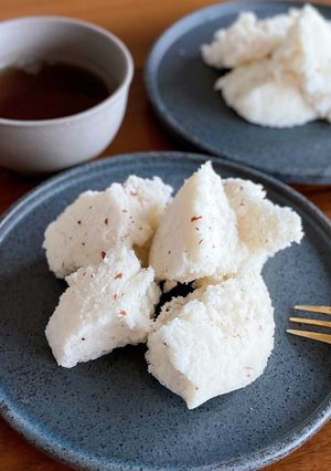 超もっちもち！レンチン米粉蒸しパン-レシピのメイン写真