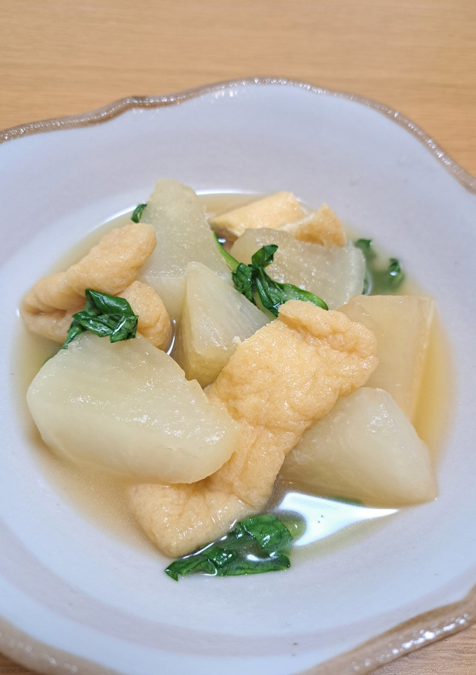 簡単！かぶと油揚げのとろとろ煮-レシピのメイン写真
