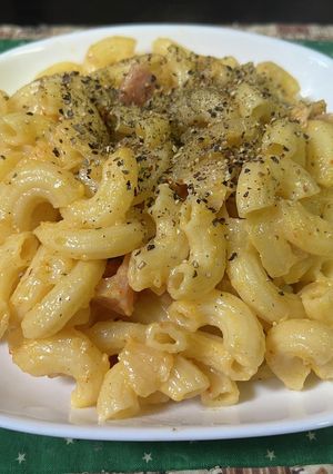 マカロニのカルボナーラ-レシピのメイン写真