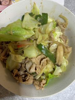 包丁使わないお好み焼き風野菜炒め-レシピのメイン写真