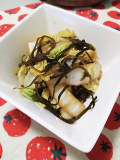 ご飯のおともに!超簡単!塩昆布白菜-レシピのメイン写真