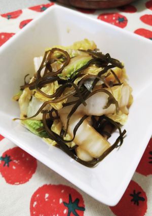 ご飯のおともに！超簡単！塩昆布白菜-レシピのメイン写真