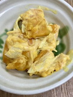 かぼちゃと玉葱 かぼちゃと玉ねぎのサラダ by hinata-neko 【クックパッド