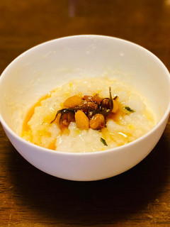 食べる梅だし、卵の七種粥!-レシピのメイン写真
