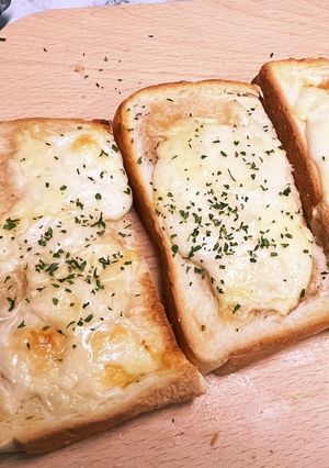 チーズ＆メープルシロップトースト-レシピのメイン写真