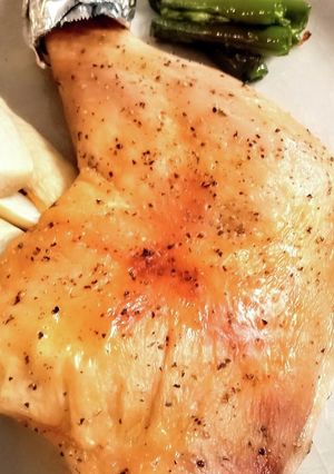皮はパリッと♡ローストチキン-レシピのメイン写真
