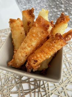ワンタンの皮でカリカリチーズ-レシピのメイン写真