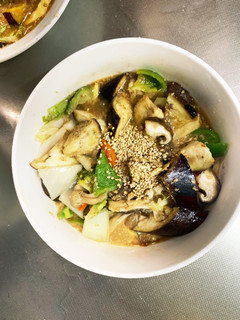 根菜茄子白菜簡単中華風梅ごま温野菜サラダ-レシピのメイン写真