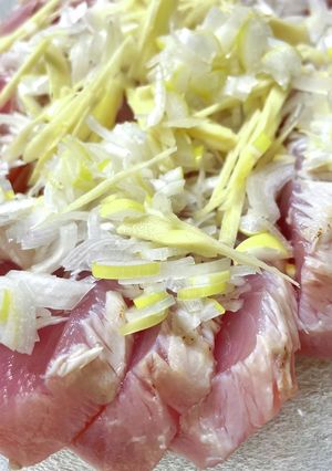 鳥羽沖で釣り上げたブリの炙りたたき-レシピのメイン写真