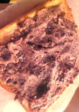 小豆バター塩トースト-レシピのメイン写真