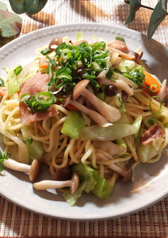 きのこだし焼きそば-レシピのメイン写真