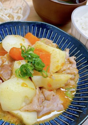 坦々風肉じゃが-レシピのメイン写真