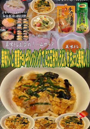 美味ドレと南蛮チョレギでにら玉冷しうどん-レシピのメイン写真