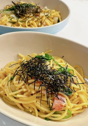 出汁炊き和風ワンポットパスタ-レシピのメイン写真