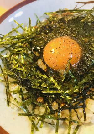 たまかけごはん●のり胡椒風味-レシピのメイン写真