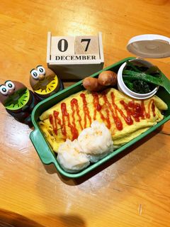 高一長女 お弁当(オムライス18)-レシピのメイン写真