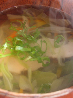 鶏ハムのゆで汁で簡単うまっ♪スープ-レシピのメイン写真
