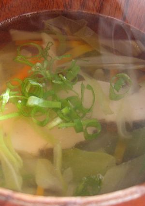 鶏ハムのゆで汁で簡単うまっ♪スープ-レシピのメイン写真