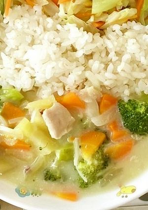 【保育園給食】さつま芋のシチュー-レシピのメイン写真