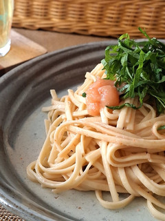 包丁も火も不要レンチンで簡単♪明太パスタ-レシピのメイン写真