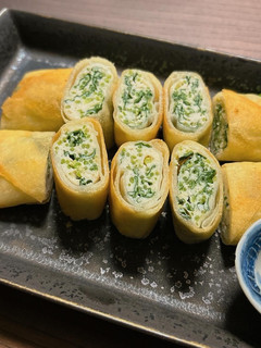 どっさり三つ葉と鶏肉のいきなり春巻き-レシピのメイン写真