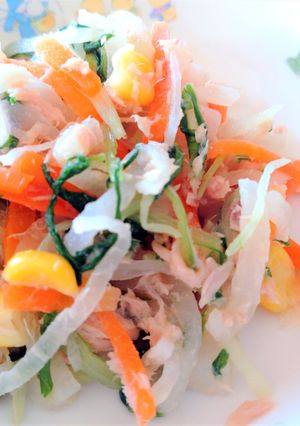 【保育園給食】大根と水菜のサラダ-レシピのメイン写真