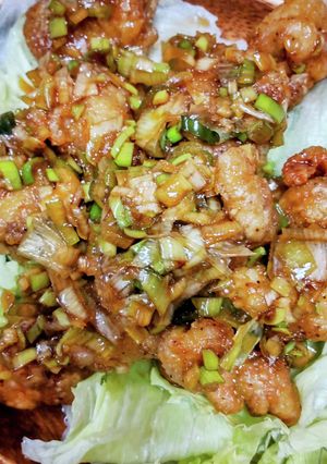 レタスが超旨い♡ネギだく油淋鶏～♪-レシピのメイン写真