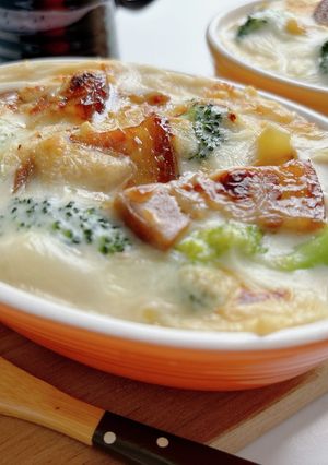 三枚肉入りホワイトグラタン-レシピのメイン写真